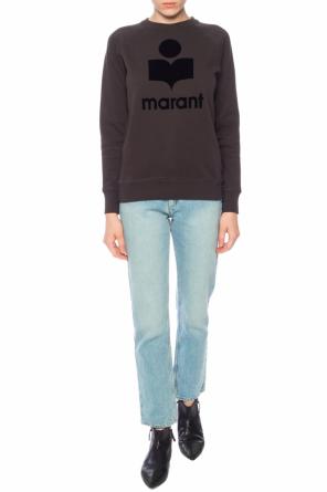 Sweatshirt with a velvet logo, zdjęcie 2 Sweatshirt with a velvet logo od Isabel Marant Etoile